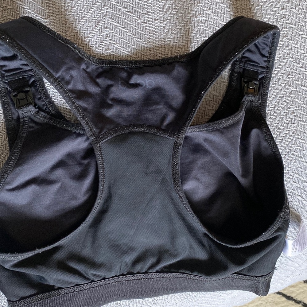 Boob Design Black Nursing/Support Sports Bra - Picture 3 of 7